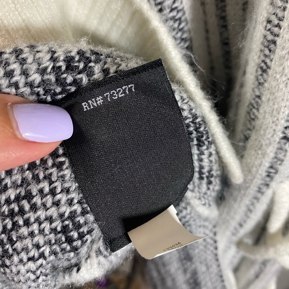 Rock & Republic striped fuzzy sweater size XL - Picture 4 of 8